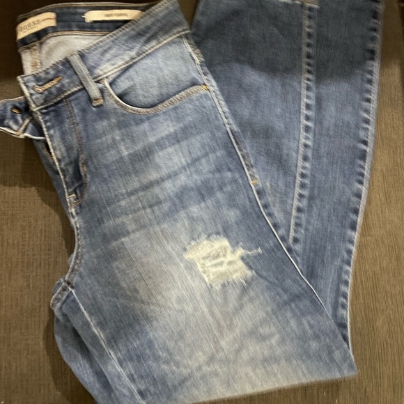 Guess Light Blue Denim Jeans size 27- Sexy Curve - Picture 9 of 11